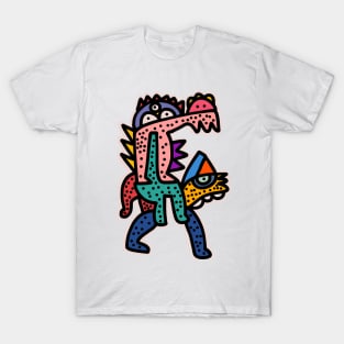 Cool Monster Street Art Graffiti T-Shirt